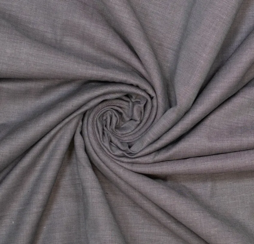 Geweven polyester banaan effen grijs